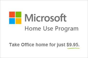 microsoft home use program government.